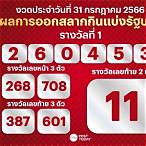 ตรวจหวยรางวัลที่ 5